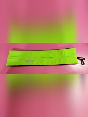 FlipBelt Neon Green Running Waist Pack 28" (0655)